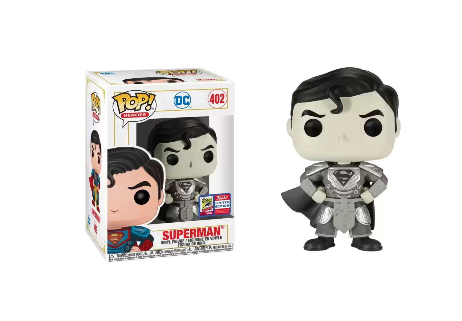 POP! Heroes - DC Comics - Imperial Palace Superman Black & White