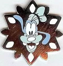 Disney Pins Open Edition - 2007 Hotel Hidden Mickey Snowflake Collection - Goofy