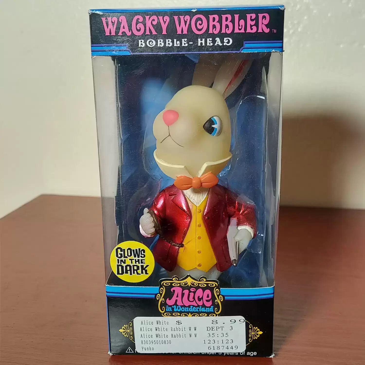Wacky Wobbler Disney - Alice In Wonderland - White Rabbit Chase