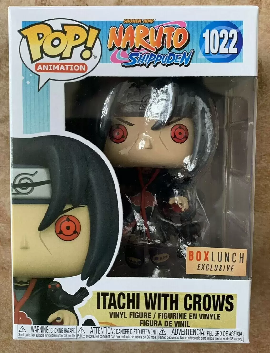FUNKO POP! Naruto Shippuden Box Lunch Exclusive Itachi with Crows #1022