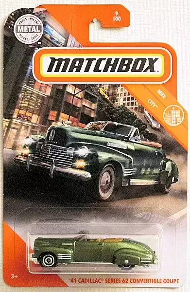 Matchbox - \'41 Cadillac Series 62 Convertible Coupe MBX City