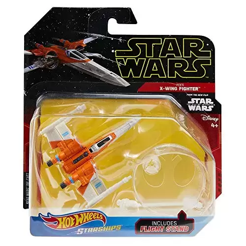 Star Wars - Starships - Poe\'s X-Wing Fighter Black/Yellow Card