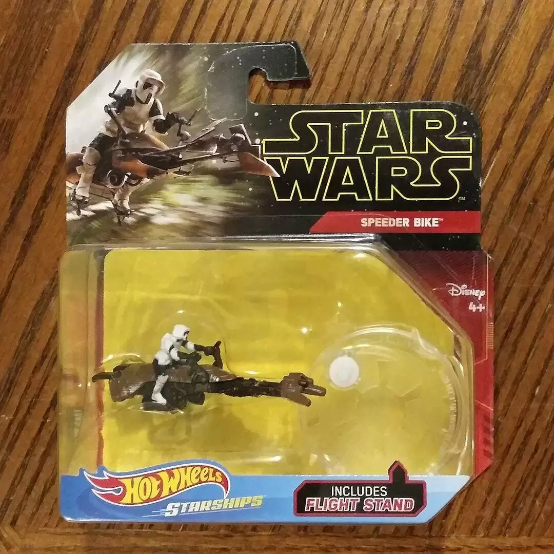 Star Wars - Starships - Speeder Bike Black/Yellow Card