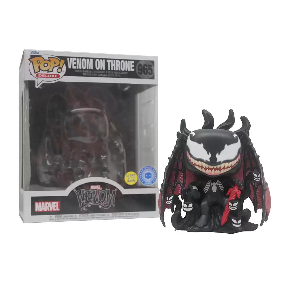 POP! MARVEL - Venom - Venom on Throne GITD