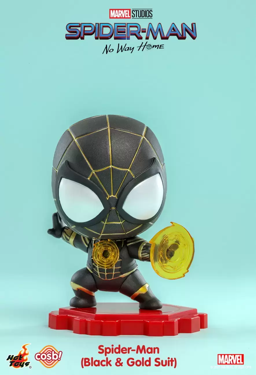 Spider-Man: No Way Home Cosbi - Spider-Man (Black & Gold Suit)