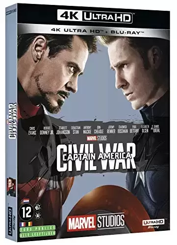 Films MARVEL - Captain America : Civil War [4K Ultra HD + Blu-Ray]