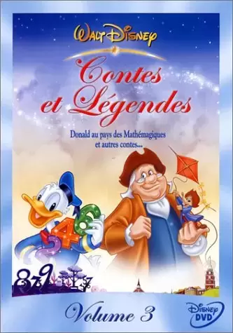 Autres DVD Disney - Contes et Légendes - Vol.3 : Donald au pays des mathémagiques