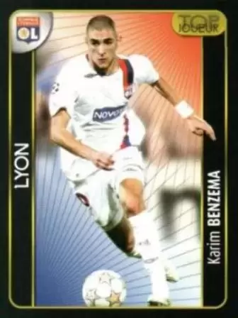 Foot 2008 - Championnat de France de L1 et L2 - Karim Benzema (Top joueur n°2) - Lyon