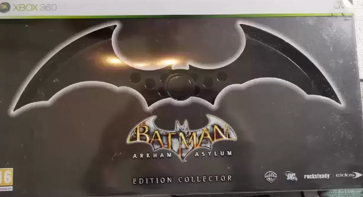 XBOX 360 Stuff - Manette Batman Arkham Asylum edition collector
