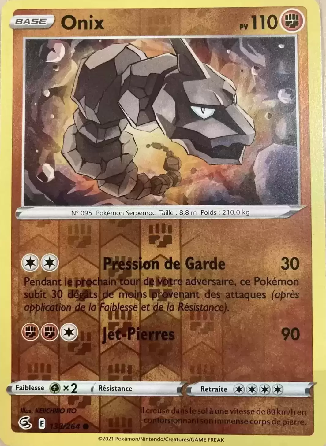 Poing de Fusion - Onix Reverse