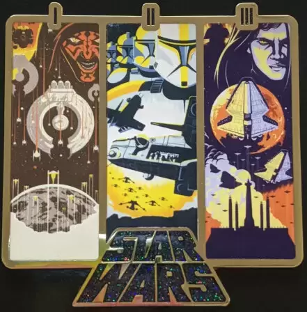 Star Wars - Star Wars Trilogies Jumbo Pin Set - Episodes I, II, and III