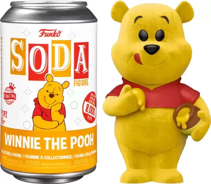 Vinyl Soda! - Disney  - Winnie The Pooh Flocked