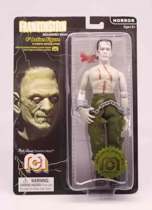 Mego Horror Action Figures - Frankenstein’s Monster Stitches Across Abdomen
