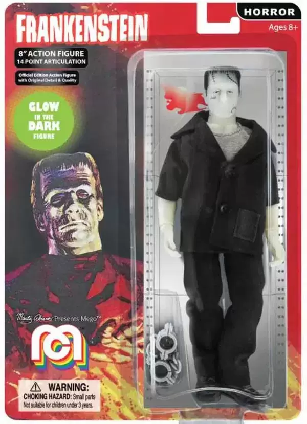 Mego Horror Action Figures - Frankenstein’s Monster GITD
