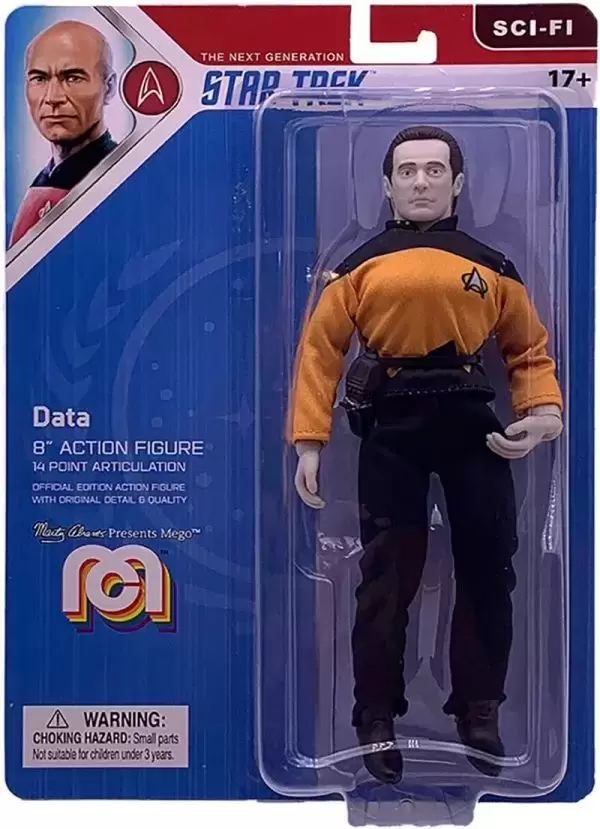 Mego Star Trek - Star Trek Next Generation - Commander Data
