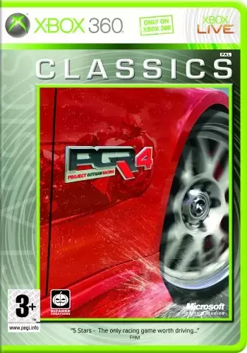 Jeux XBOX 360 - Project Gotham Racing 4 - Classics Edition