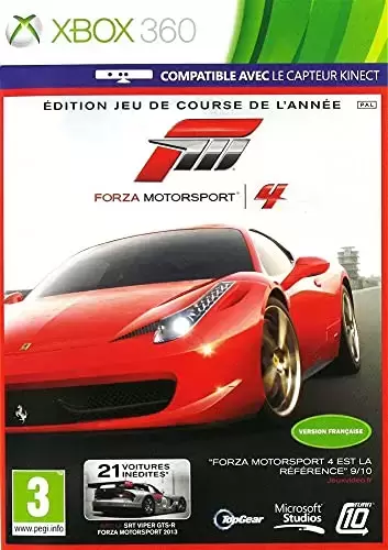 Jeux XBOX 360 - Forza motorsport 4 - édition jeu de course de l\'année