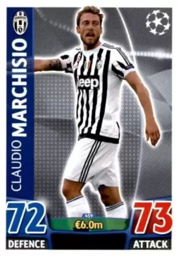 Match Attax - UEFA Champions League 2015-2016 - Claudio Marchisio - Juventus FC