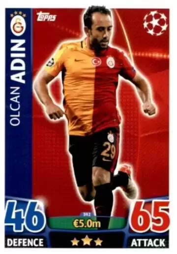 Match Attax - UEFA Champions League 2015-2016 - Olcan Adın - Galatasaray SK