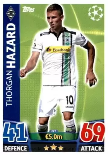 Match Attax - UEFA Champions League 2015-2016 - Thorgan Hazard - Borussia Mönchengladbach