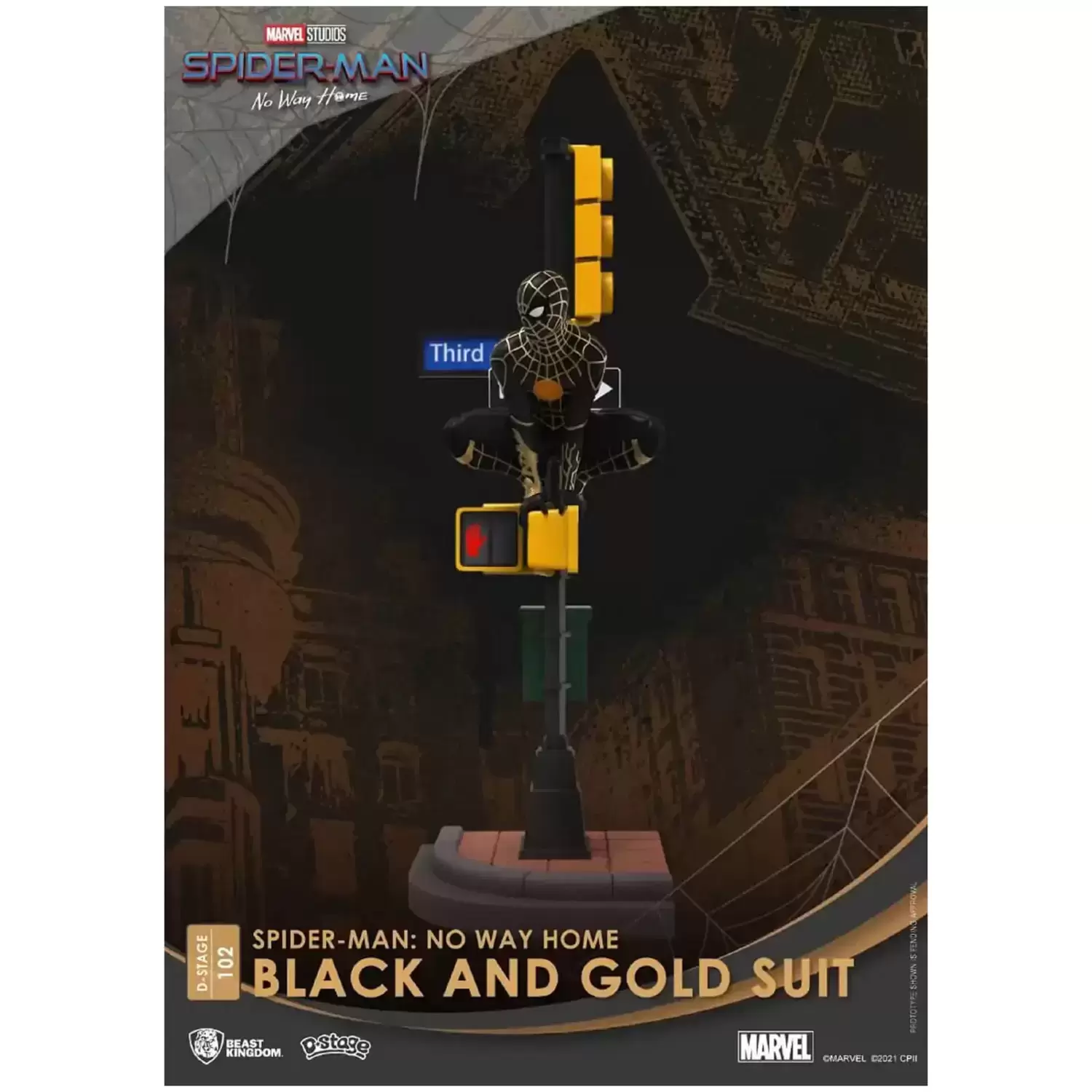D-Stage - Spider-Man: No Way Home - Black and Gold Suit