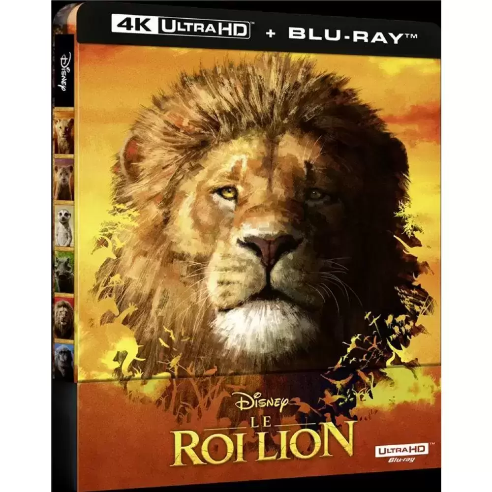 Les grands classiques de Disney en Blu-Ray - Le Roi Lion (2019) - Steelbook