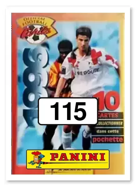 Panini U.N.F.P. Football Cards 1995-1996 - Patrick Vieira - Cannes