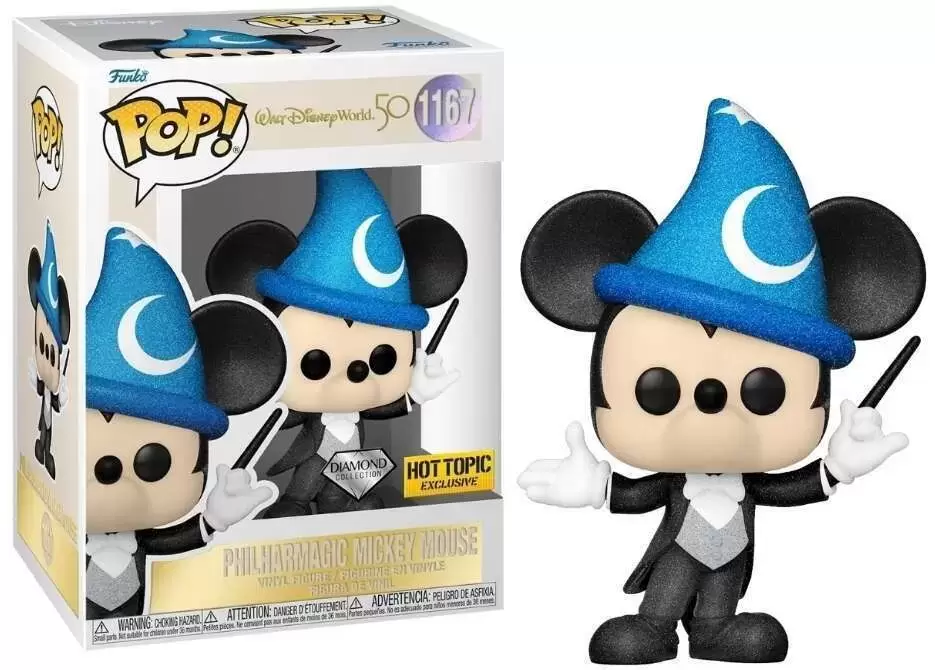 POP! Disney - Disney World 50th Anniversary - Philarmagic Mickey Mouse Diamond Collection