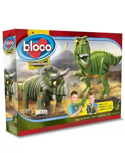 Bloco - T-Rex et Triceraptops