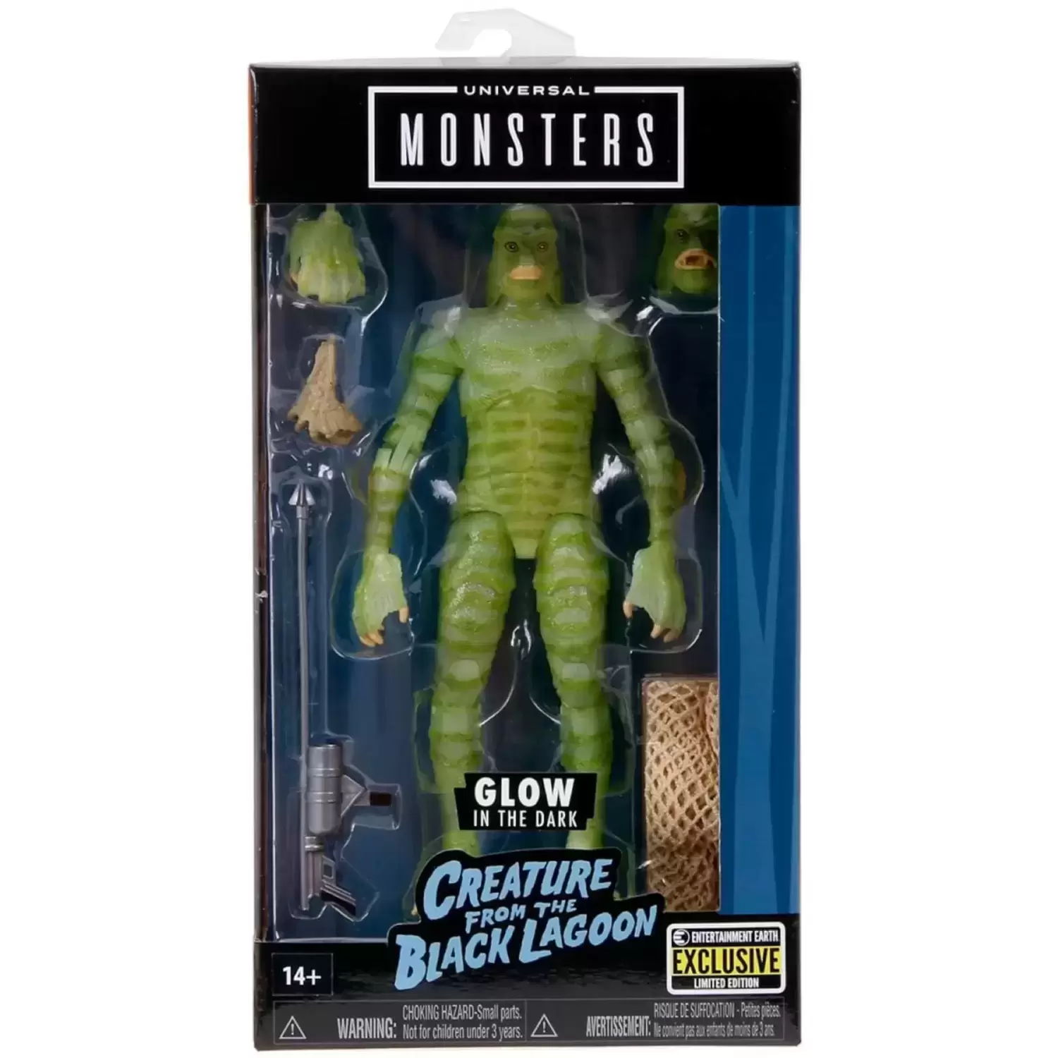 Jada Toys Universal Monsters - Creature form the Black Lagoon - Glow-In-The-Dark