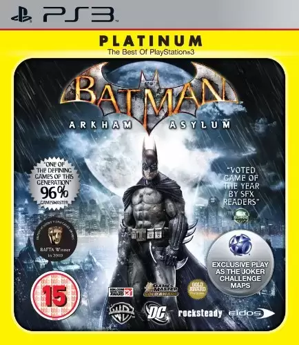 Jeux PS3 - Batman Arkham Asylum - édition platinum