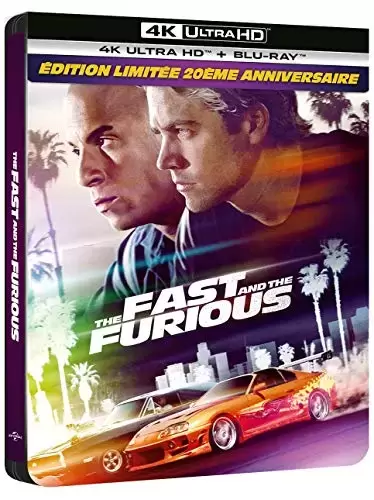 Fast & Furious - Fast and Furious [4K Ultra HD + Blu-Ray-Édition boîtier SteelBook 20ème Anniversaire]