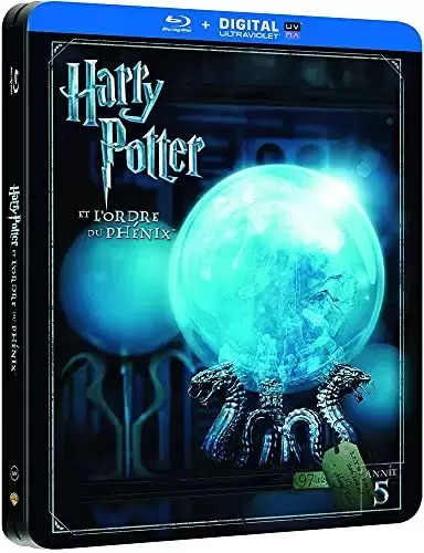 Harry Potter & Fantastic Beasts - Harry Potter et l\'Ordre du Phénix - Edition limitée Steelbook - Année 5 - Blu-ray