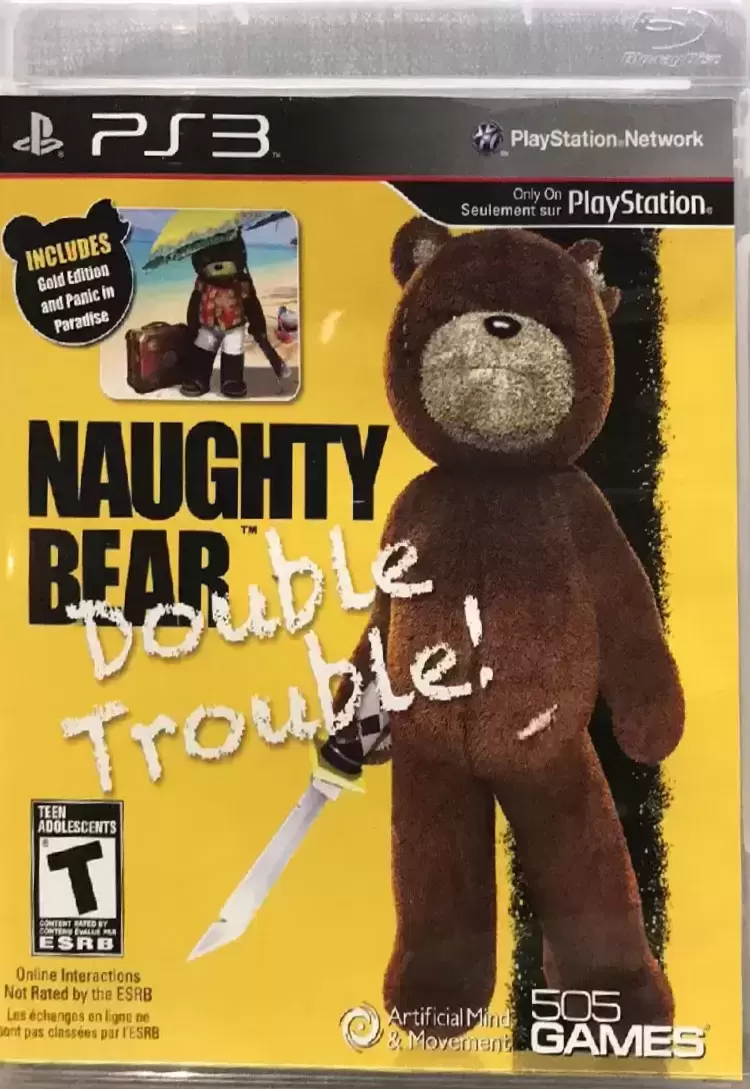 PS3 Games - Naughty Bear Double Trouble