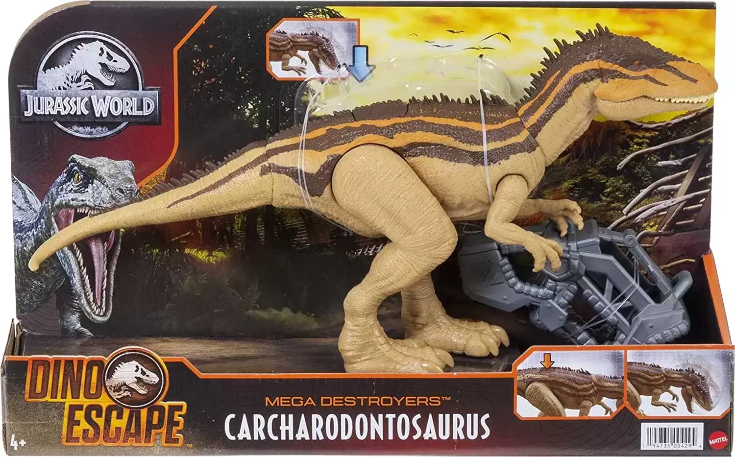 Jurassic World : Camp Cretaceous - Carcharodontosaurus - Mega Destroyers