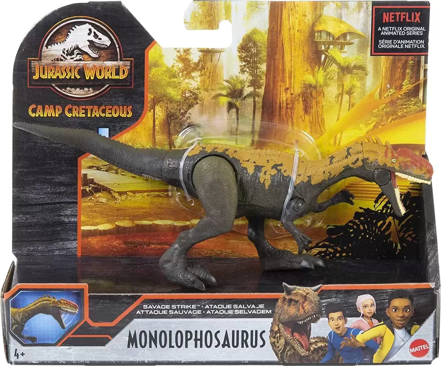 Jurassic World : Camp Cretaceous / Dino Escape - Monolophosaurus - Savage Strike