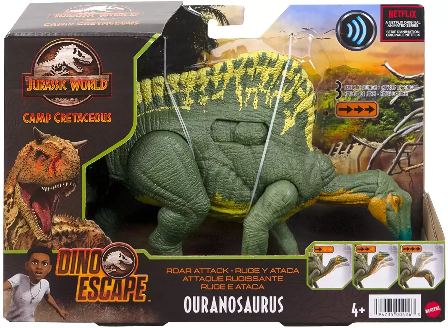 Jurassic World : Camp Cretaceous - Ouranosaurus - Roar Attack