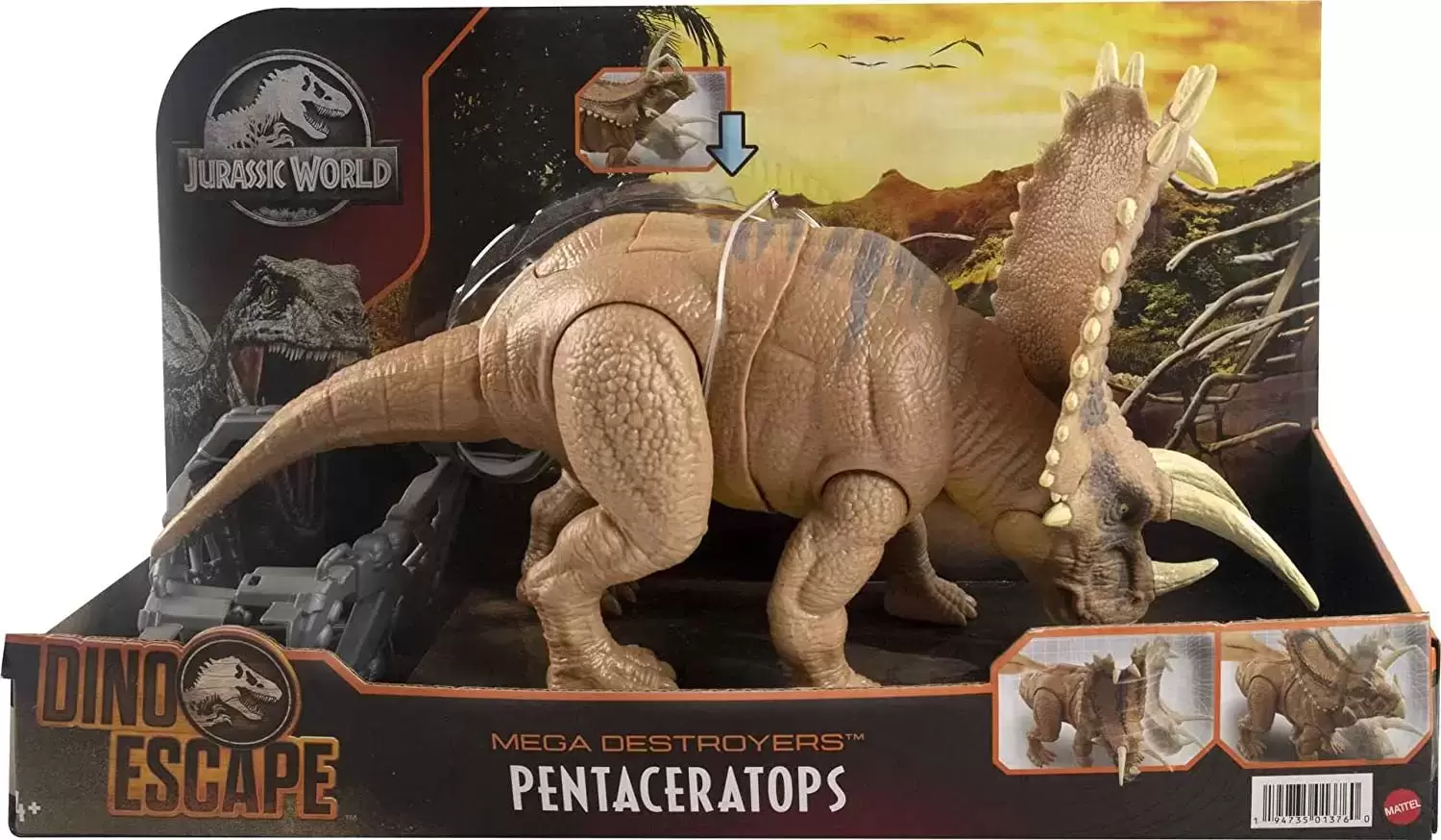 Jurassic World : Camp Cretaceous / Dino Escape - Pentaceratops - Mega Destroyers