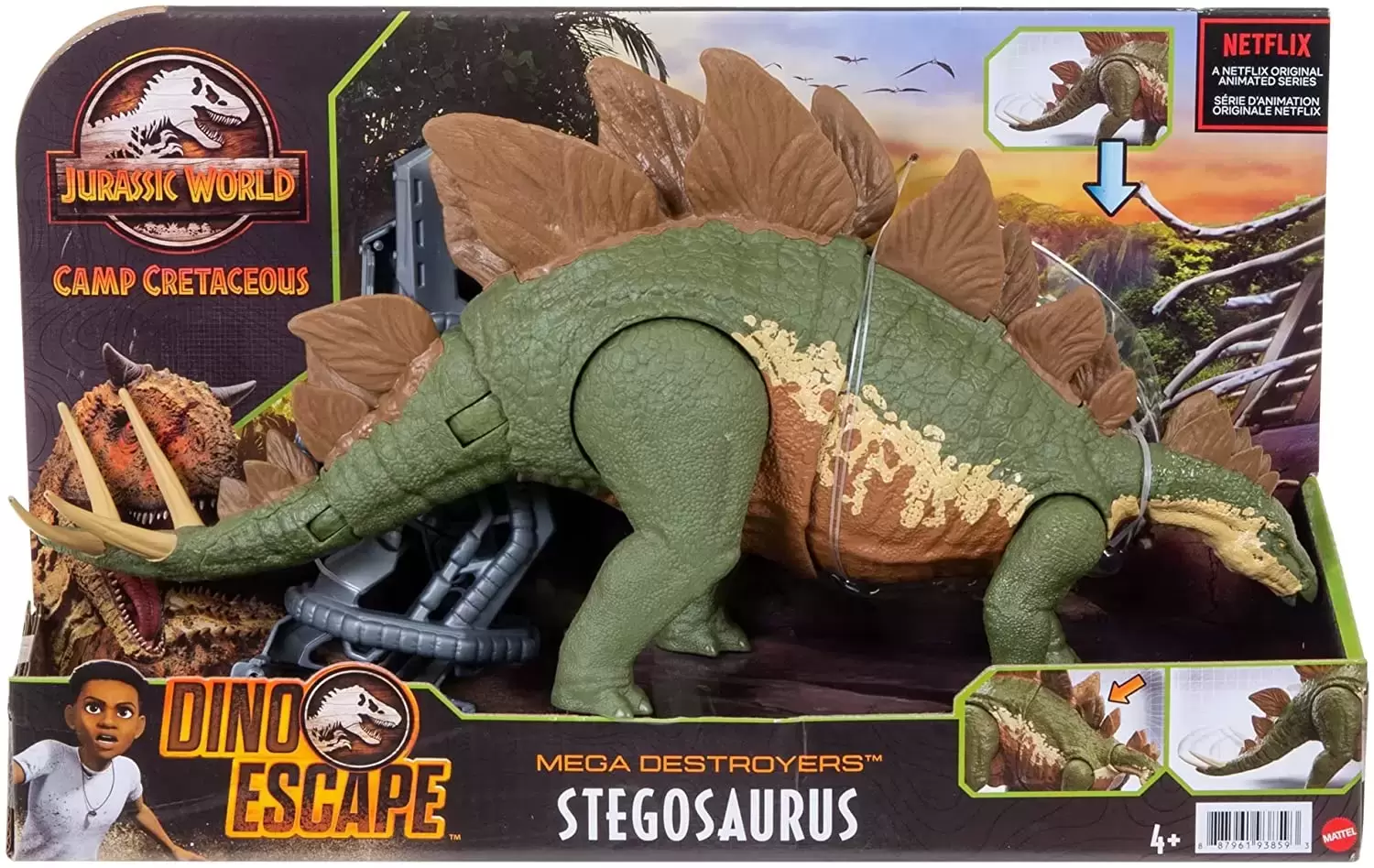 Jurassic World : Camp Cretaceous / Dino Escape - Stegosaurus - Mega Destroyers
