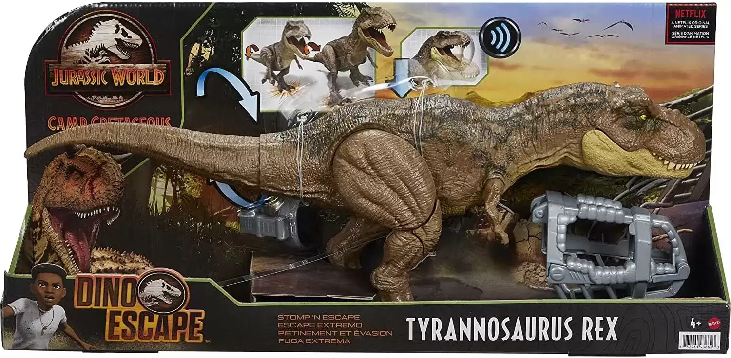 Jurassic World : Camp Cretaceous / Dino Escape - Tyranosaurus Rex - Stomp\'n Escape