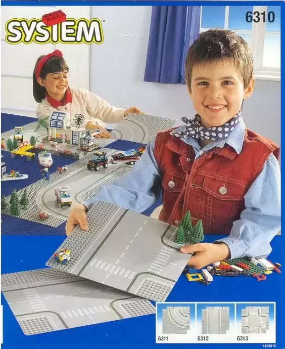 LEGO System - Plaques Jonction Route
