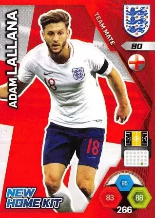 England 2018 - Adrenalyn XL - Adam Lallana - England