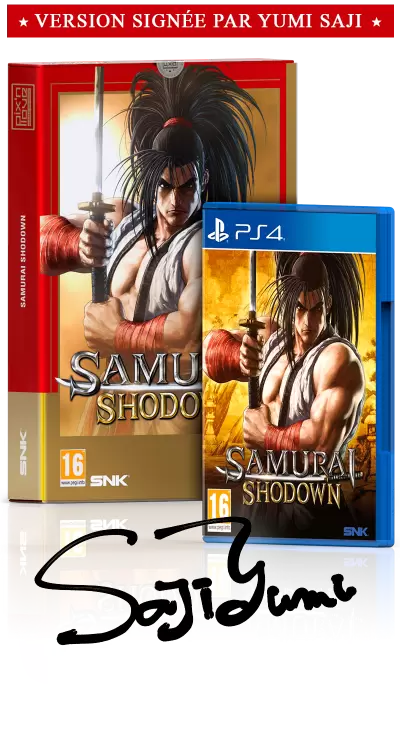 Jeux PS4 - Samurai Shodown Pix’n Love Game Series Limited Edition Signes By Yumi Saji