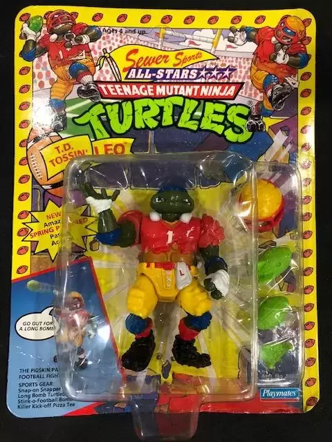 Vintage Teenage Mutant Ninja Turtles (TMNT) - Sport Turtles (T.D tossin’ Leo)