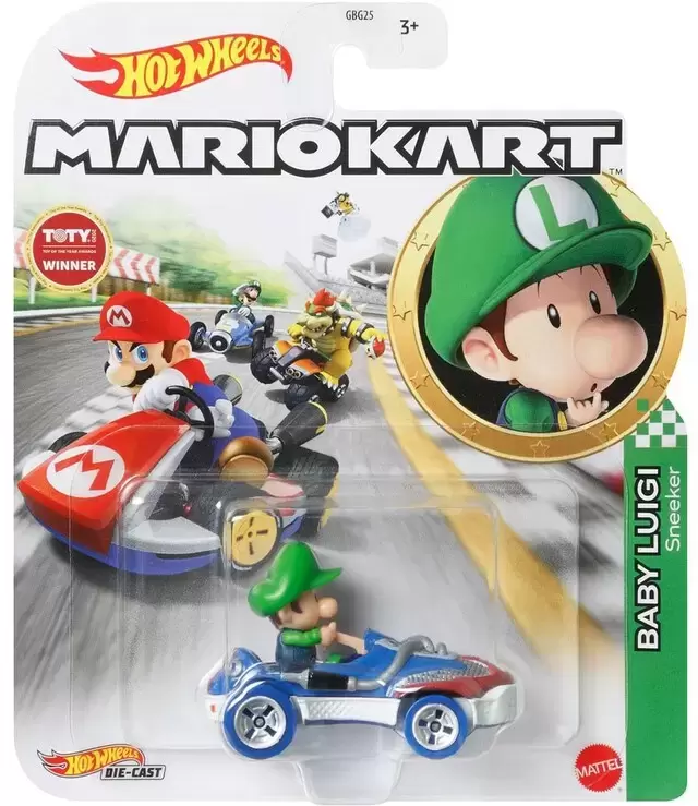 Hot Wheels Mario Kart - Baby Luigi [Sneeker]