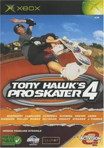 Jeux XBOX - Tony Hawk\'s Pro Skater 4
