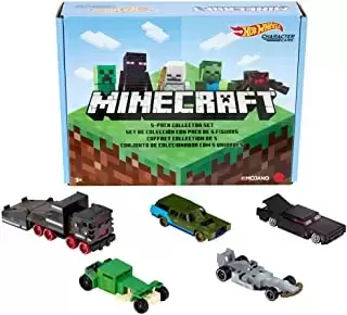 Minecraft Character Cars - Hot Wheels Minecraft Collection