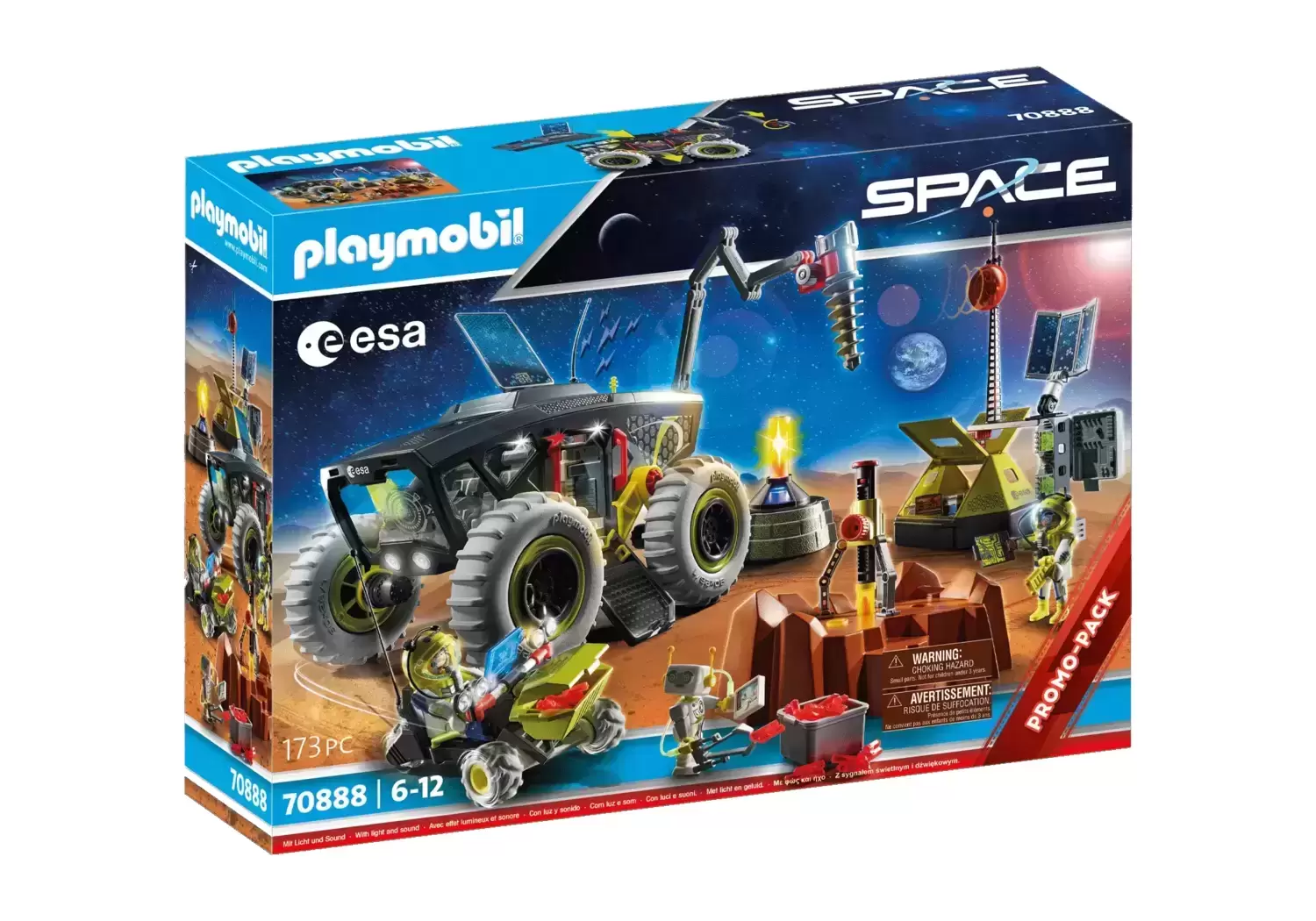 Playmobil Espace - Unité mobile spatiale avec astronautes et navette