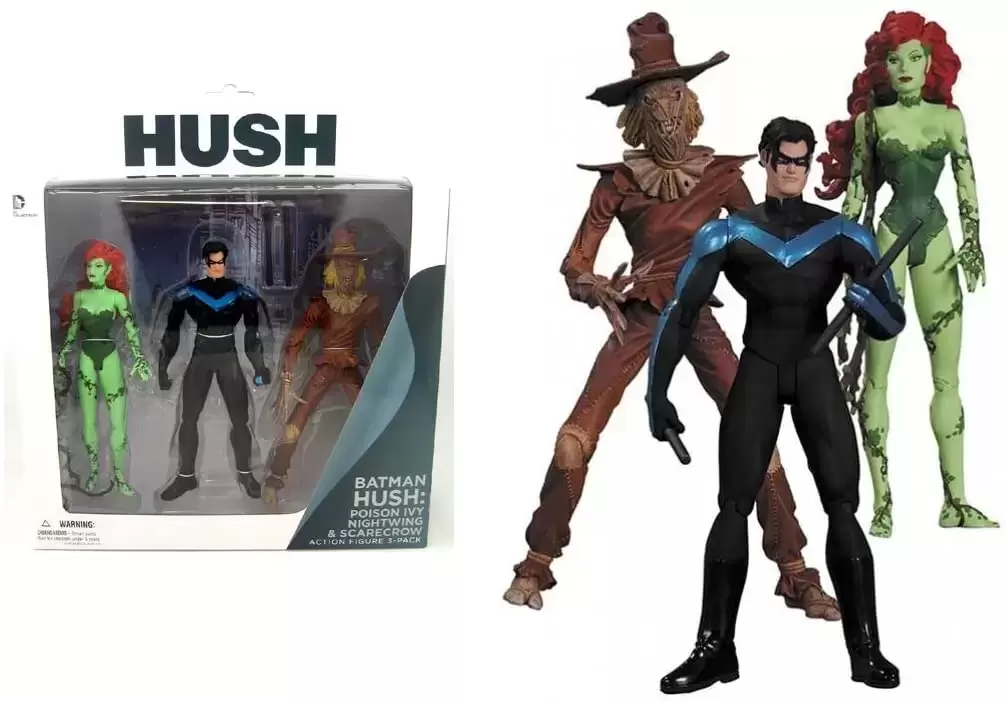 Batman: Hush - DC Collectibles - Poison Ivy, Nightwing & Scarecrow