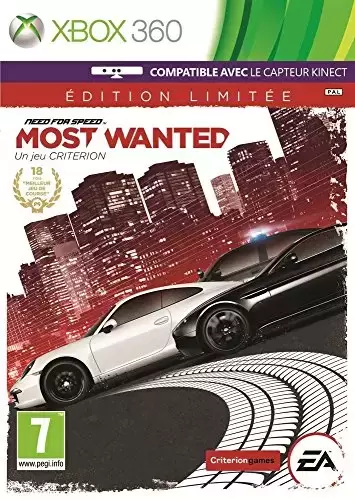 Jeux XBOX 360 - Need for Speed : most wanted - édition limitée
